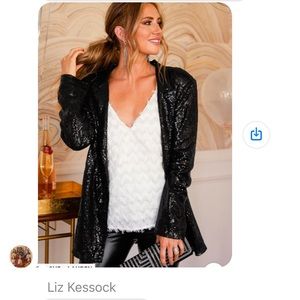 Sequin cardigan